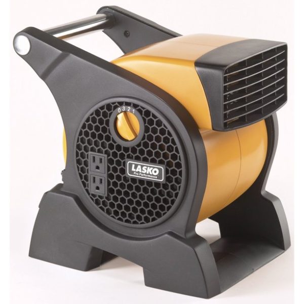 Lasko Pro Performance High-Velocity Utility Fan With Integrated Power Outlets - Image 6