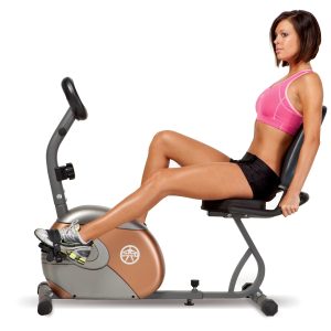 Marcy ME709 Recumbent Magnetic Exercise Bike Cycling Home Gym Equipment