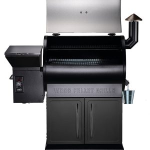 Z Grills ZPG-700E - Wood Pellet Grill and Smoker with Cabinet Storage 694 sq. in. - Stainless Steel