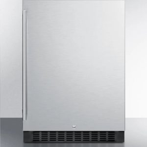 24" Wide Built-In All-Refrigerator, Stainless Steel Cabinet