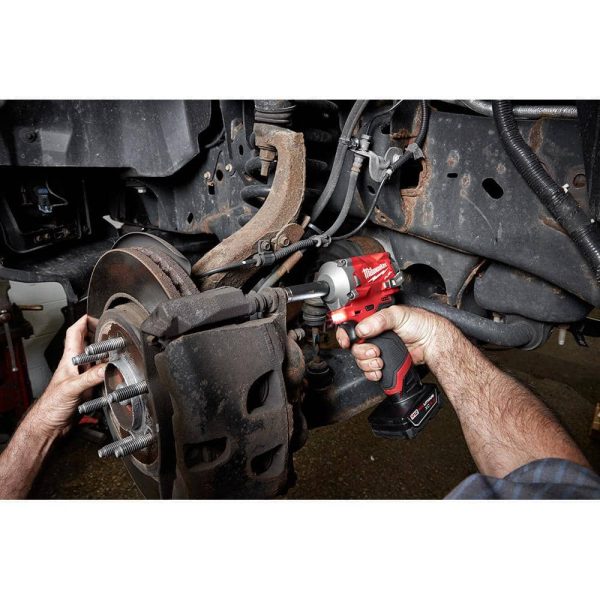 M12 FUEL 12-Volt Lithium-Ion Brushless Cordless Stubby 3/8 in. Impact Wrench Kit with (1) High Output 5.0 Ah Battery 2554-21HO - Image 9