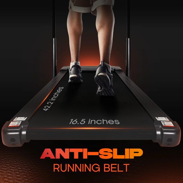 MaxKare 2 in 1 Folding Under Desk Treadmill Max 7.5MPH 2.5HP with Remote Control, Walking Pad for Home/Office Use, 265lbs Weight Capacity - Image 7