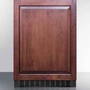 24" Wide Built-In All-Refrigerator (Panel Not Included), Black Cabinet