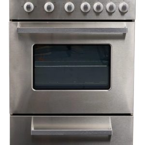 Premium Levella 24" Freestanding Electric Range with 4 Burners and 2.6 Cu. Ft. Oven Capacity