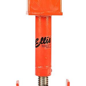 Ellis Mfg. Co. 4x4 Screw Jack - Steel Adjustable Support - Safe Load Capacity (15,000 lbs) - Painted Finish