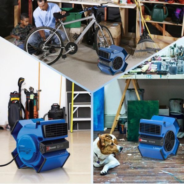 Lasko X12905 X-Blower Multi-Position Utility Blower Floor Fan， Blue - Image 7
