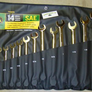 John Deere SAE Full-Polished Combination Wrench Set (14 piece set) - TY19976