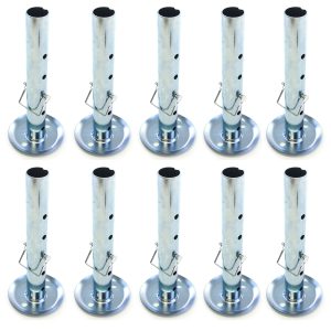 Red Hound Auto Jack 10 Stand Drop Legs for 2 Inch Inner Diameter Jacks Foot Pad Insert Camper Trailer Extra Height