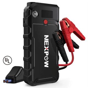 NEXPOW Battery Jump Starter - 3000A Peak 23800mAH Car Jump Starter (up to 9.0L Gas or 8.5L Diesel Engine) - 12V Portable Battery Booster with LCD Display