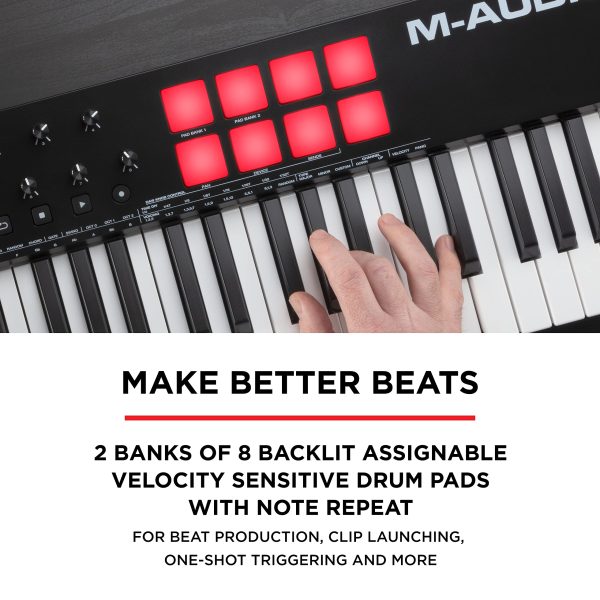 M Audio Oxygen 61 MKV Arpeggiator - Image 5