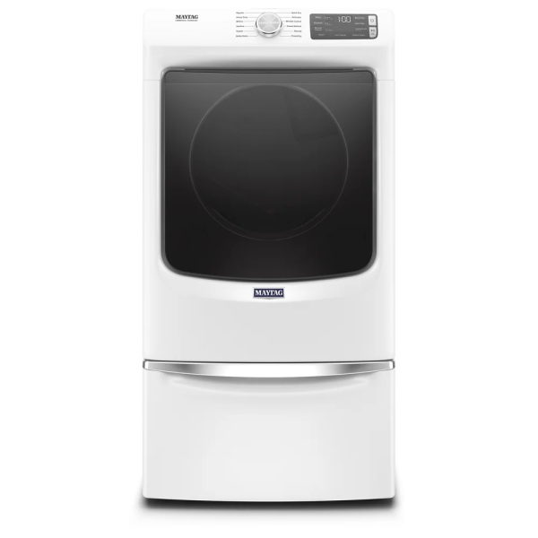 Maytag Med6630h 27" Wide 7.3 Cu Ft. Energy Star Rated Electric Dryer - White - Image 3