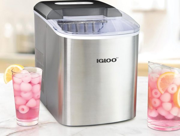 Igloo IGLICEB26SS 26-Pound Automatic Portable Countertop Ice Maker Machine Stainless Steel - Image 6