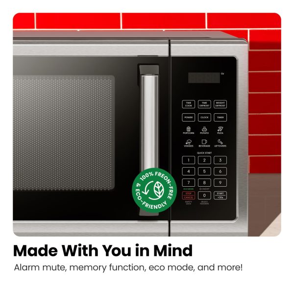 Chefman Countertop Microwave Stainless Essentials - Image 7