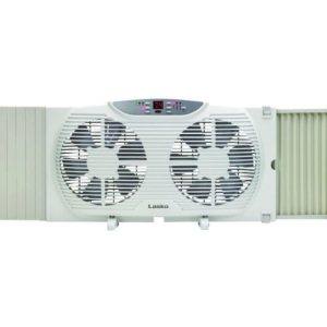 Lasko Twin Window Fan 10.23 H X 9 D 3 Speed Electronically Reversible