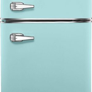 3.1 Cu. ft. Retro Mini Fridge with Top Freezer â Cool Mint