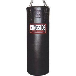 Ringside Soft Filled Leather 65 lb. Heavy Bag Black