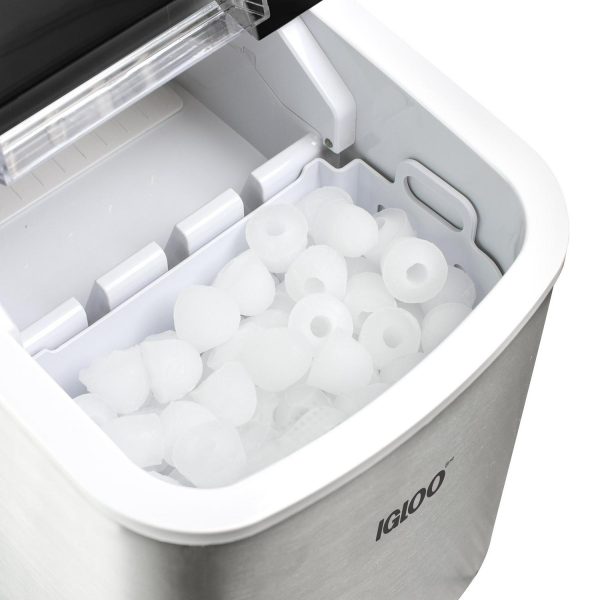 Igloo IGLICEB26SS 26-Pound Automatic Portable Countertop Ice Maker Machine Stainless Steel - Image 5