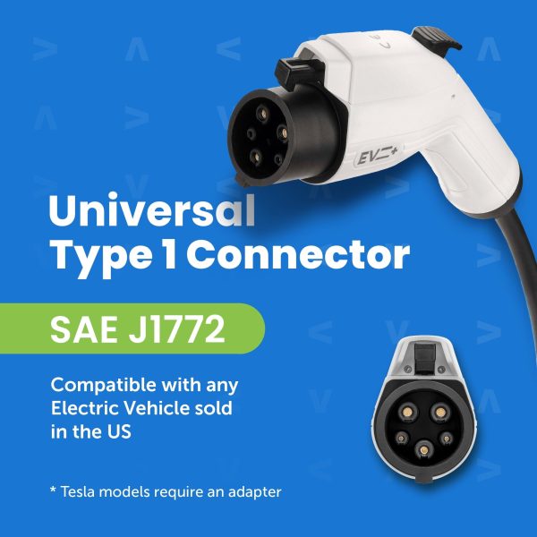 EV+ 16A EV Charging Station, Portable Electric Vehicle Charger, Level 2 EV Home Charging Station, 25-ft Cord SAE J1772 EV Charging Cable with NEMA 6-20, Travel Case, EVSE Level 2 Charging Station - Image 4