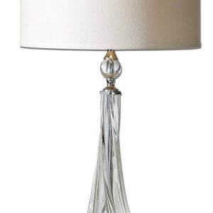 26294-1 Grancona Twisted Glass Table Lamp
