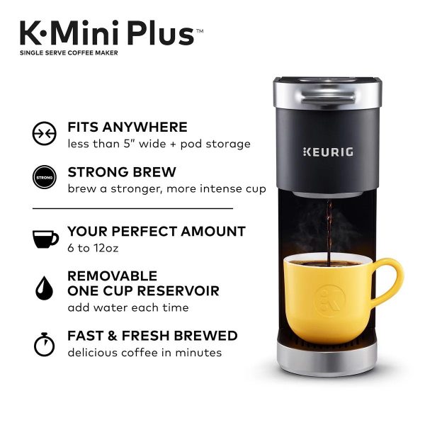 Keurig K-Mini Plus Single-Serve K-Cup Pod Coffee Maker - Image 2