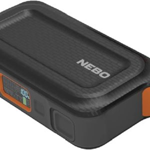 NEBO 3-in-1 Assist Jump Starter, Power Bank, and Floodlight, Portable Emergency Kit Car Jump Starter, and 200 Lumen Floodlight Keep You Prepared and Safe for Emergency Roadside Situations