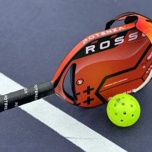 Potenza ROSSO+ Pro Pickleball Paddle (Carbon Fiber, 21mm COREx3 Open Throat)
