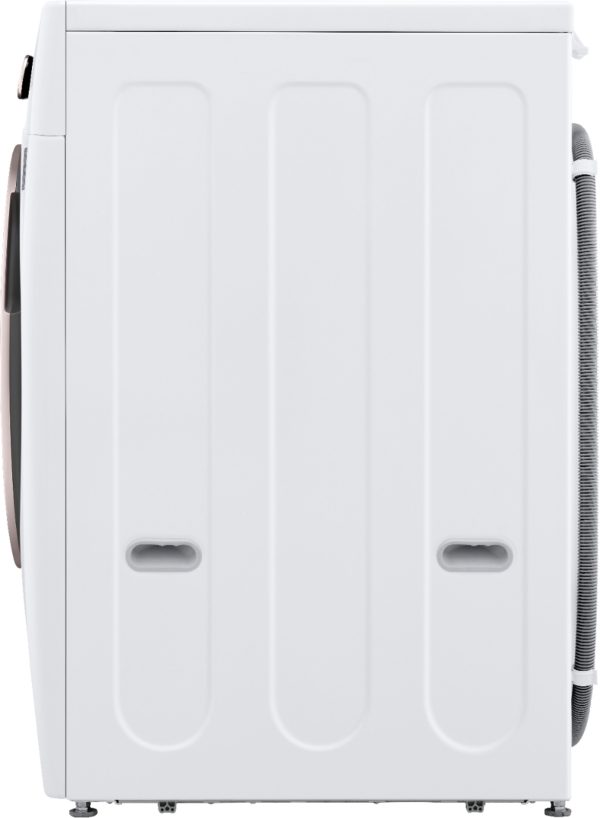 LG - 4.5 Cu. Ft. High-Efficiency Stackable Smart Front Load Washer with Steam and Built-In Intelligence - White - Image 15