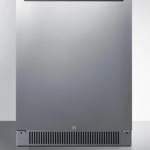 24" Wide Built-In Outdoor All-Refrigerator, Stainless Steel, LHD