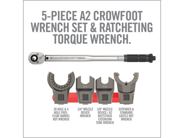 Real Avid Master Fit A2 - Crowfoot Wrench Set 5 Pieces - Image 2